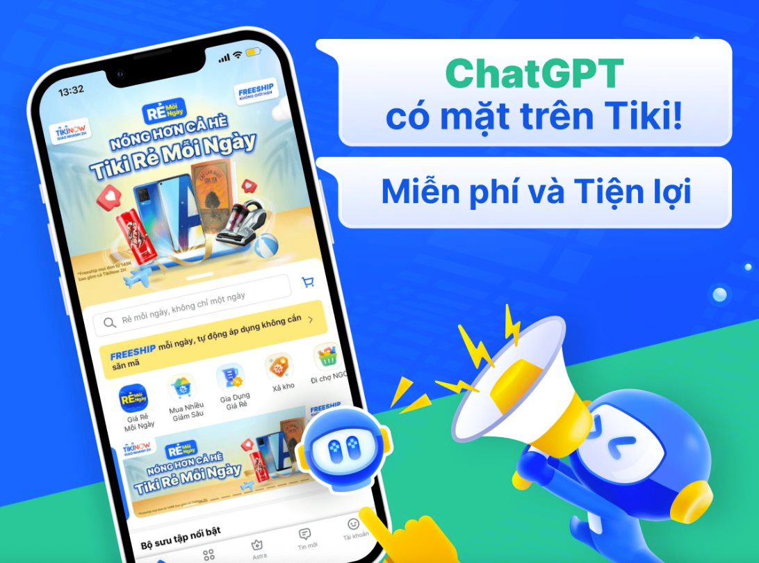 Hụt hơi trước các đối thủ, Tiki bất ngờ tích hợp ChatGPT để hút người dùng