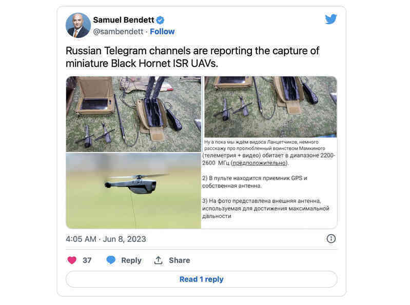 Ukraine đánh rơi drone trinh sát quân sự nhỏ nhất thế giới vào tay quân đội Nga