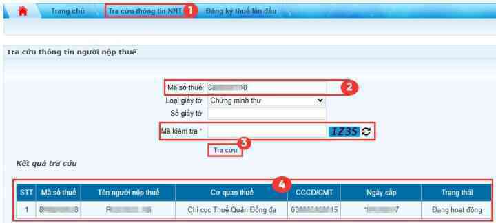 Hướng dẫn tra cứu mã số thuế cá nhân bằng căn cước công dân - Ảnh 2. Hướng dẫn tra cứu mã số thuế cá nhân bằng căn cước công dân - Ảnh 2.