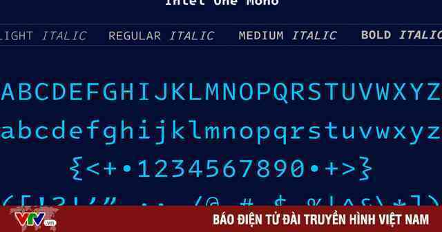 Intel ra mắt phông chữ dành riêng cho lập trình viên