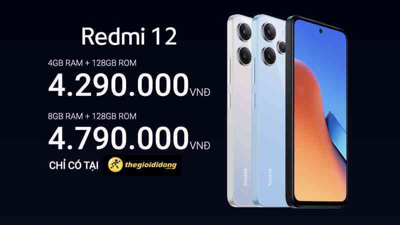 Ra mắt Redmi 12: Giá dưới 4 triệu nhưng có một tính năng vượt trội không đối thủ nào có - Ảnh 4. Ra mắt Redmi 12: Giá dưới 4 triệu nhưng có một tính năng vượt trội không đối thủ nào có - Ảnh 4.