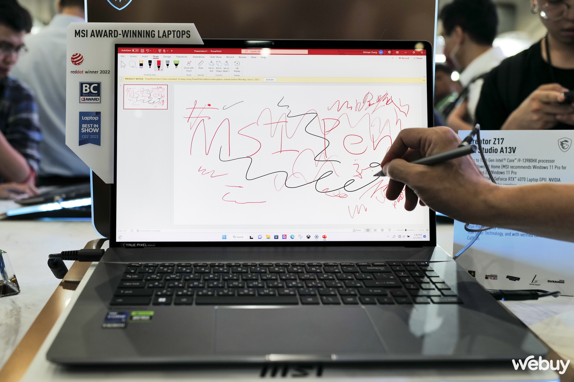 Đây là 4 laptop nổi bật từ MSI vừa ra mắt tại Computex 2023 - Ảnh 19. Đây là 4 laptop nổi bật từ MSI vừa ra mắt tại Computex 2023 - Ảnh 19.