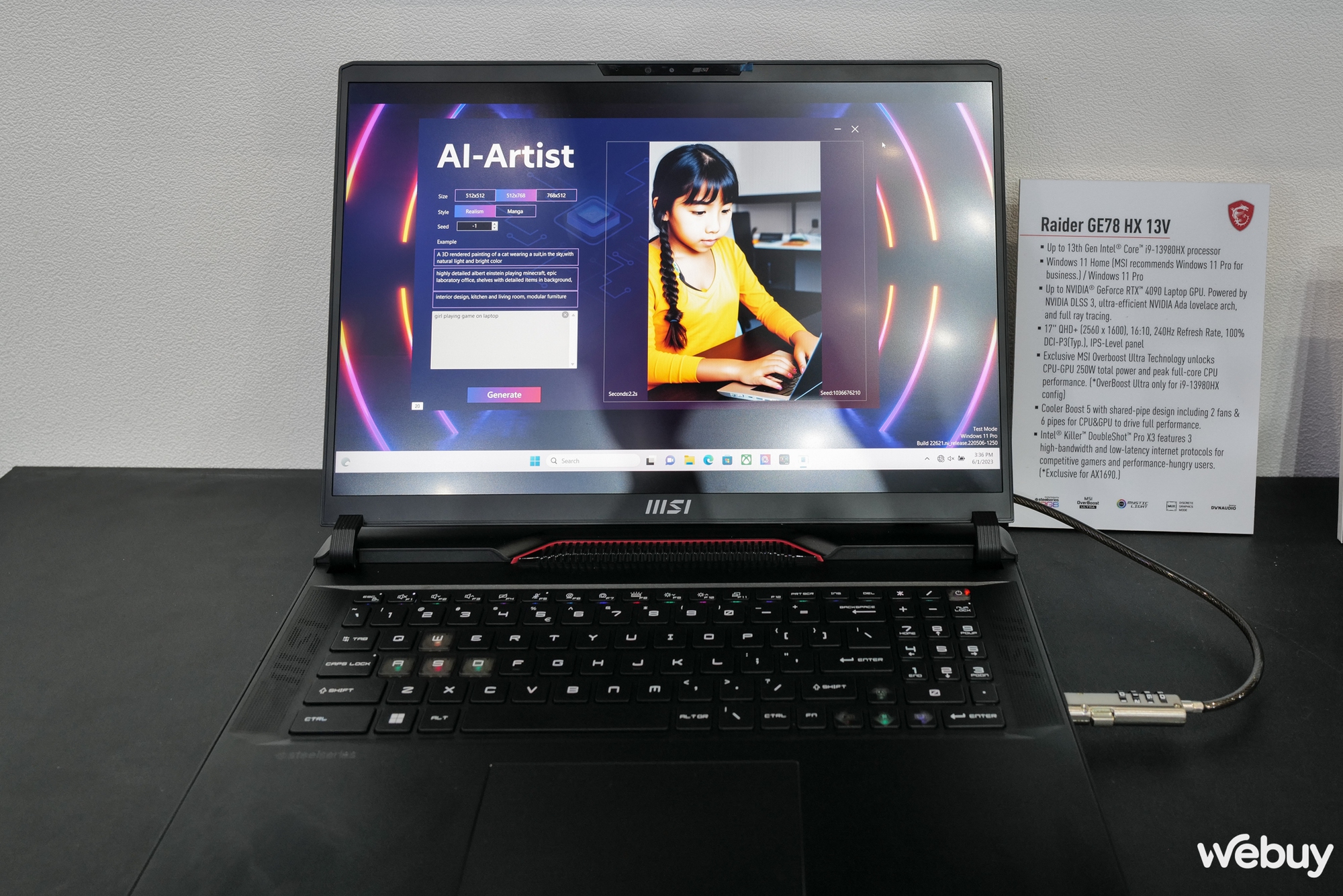 Đây là 4 laptop nổi bật từ MSI vừa ra mắt tại Computex 2023 - Ảnh 9. Đây là 4 laptop nổi bật từ MSI vừa ra mắt tại Computex 2023 - Ảnh 9.