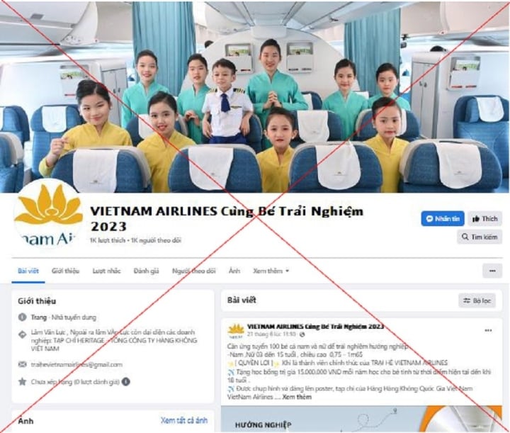 Xuất hiện nhiều trại hè hướng nghiệp hàng không giả mạo, Vietnam Airlines lên tiếng