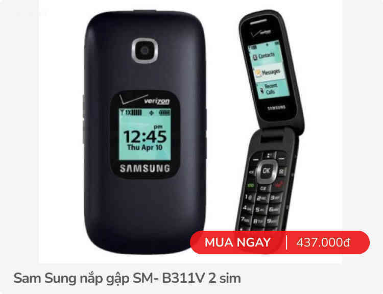 4 mẫu điện thoại nắp gập giá chưa tới 400.000đ, sắm ngay để theo kịp trào lưu hoài cổ - Ảnh 4. 4 mẫu điện thoại nắp gập giá chưa tới 400.000đ, sắm ngay để theo kịp trào lưu hoài cổ - Ảnh 4.