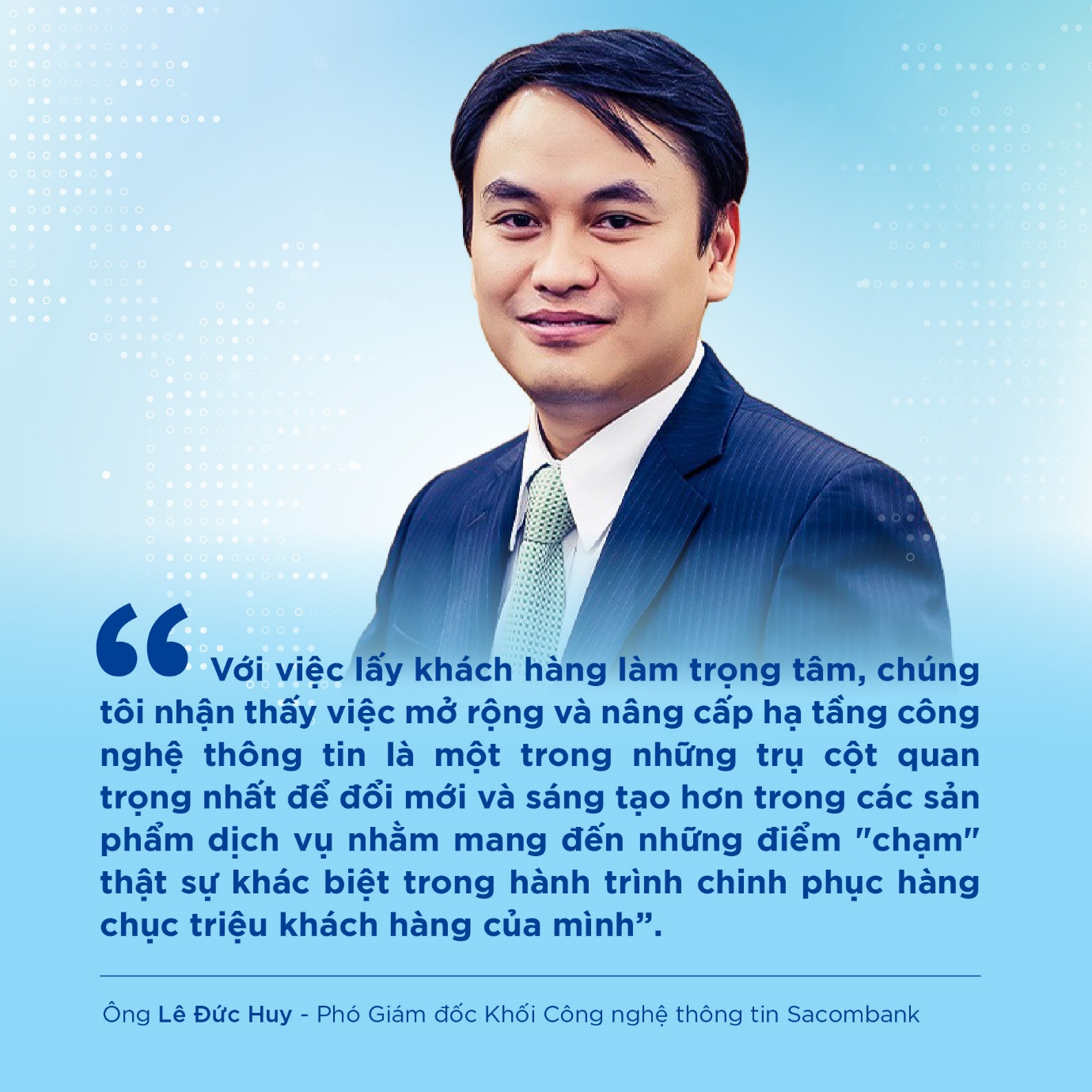 Sacombank ‘bắt tay’ CMC Telecom triển khai hạ tầng trung tâm dữ liệu mới