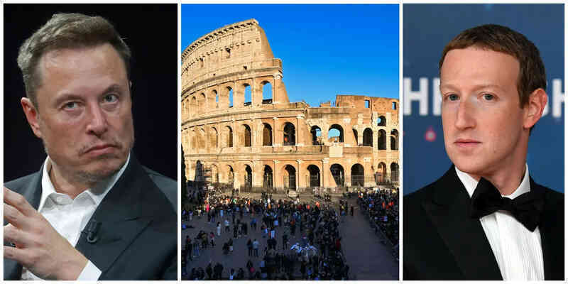 Elon Musk và Mark Zuckerberg sẽ ‘so găng’ tại Đấu trường La Mã?