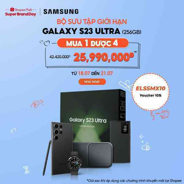 “Đại chiến” Siêu hội Samsung, rinh ngay BST giới hạn cùng loạt deal công nghệ sale đến 50% khuấy đảo Shopee - Ảnh 2. “Đại chiến” Siêu hội Samsung, rinh ngay BST giới hạn cùng loạt deal công nghệ sale đến 50% khuấy đảo Shopee - Ảnh 2.