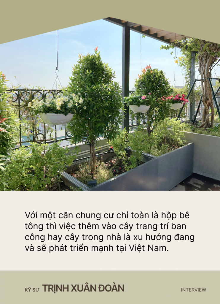 Kỹ sư thiết kế sân vườn Trịnh Xuân Đoàn: Từng mảng cỏ, bụi cây góp phần "xanh hóa" những tảng bê tông đô thị, giúp con người tìm về với thiên nhiên - Ảnh 2. Kỹ sư thiết kế sân vườn Trịnh Xuân Đoàn: Từng mảng cỏ, bụi cây góp phần "xanh hóa" những tảng bê tông đô thị, giúp con người tìm về với thiên nhiên - Ảnh 2.
