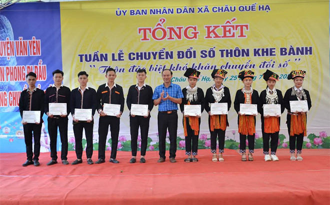 Châu Quế Hạ đẩy mạnh chuyển đổi số trong xây dựng nông thôn mới