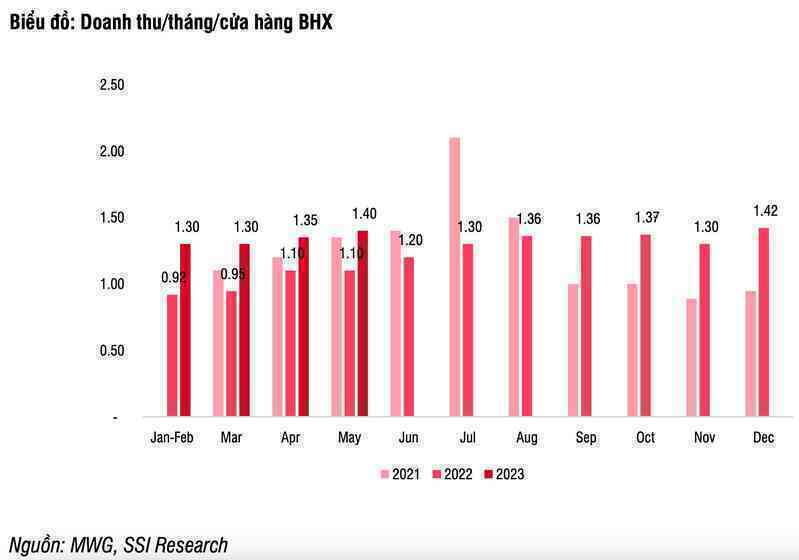 Nửa đầu năm 2023, doanh thu Thế Giới Di Động giảm 20% so với cùng kỳ, tiền từ bán thịt, cá, rau… nhiều hơn bán điện thoại, máy tính - Ảnh 5.