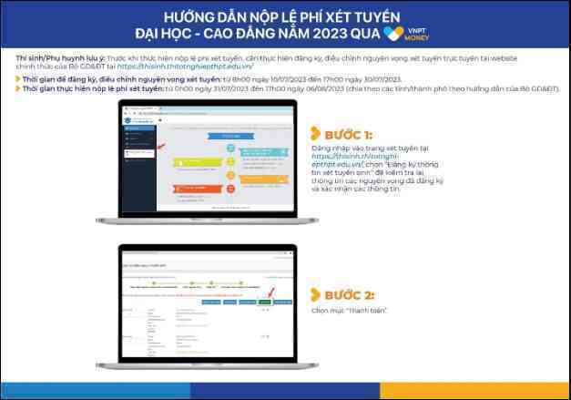 Nhanh tay thanh toán lệ phí xét tuyển đại học bằng cách quét mã VietQR với VNPT Money - Ảnh 2. Nhanh tay thanh toán lệ phí xét tuyển đại học bằng cách quét mã VietQR với VNPT Money - Ảnh 2.