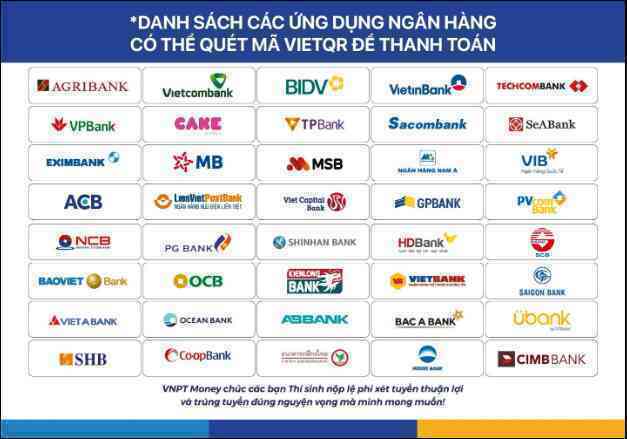 Nhanh tay thanh toán lệ phí xét tuyển đại học bằng cách quét mã VietQR với VNPT Money - Ảnh 3. Nhanh tay thanh toán lệ phí xét tuyển đại học bằng cách quét mã VietQR với VNPT Money - Ảnh 3.