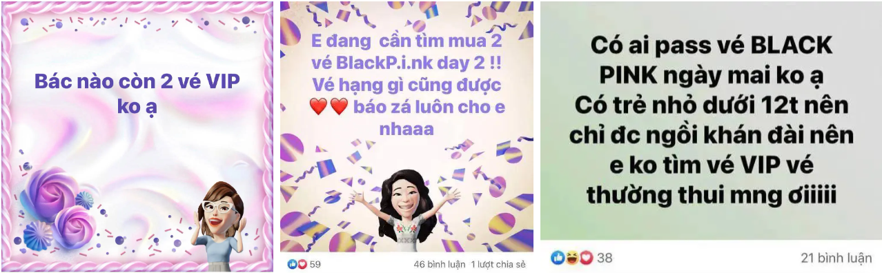 Vé Born Pink ngày 2: Hôm qua bắt đáy, hôm nay đu đỉnh, một cặp VIP được rao lên đến 40 triệu