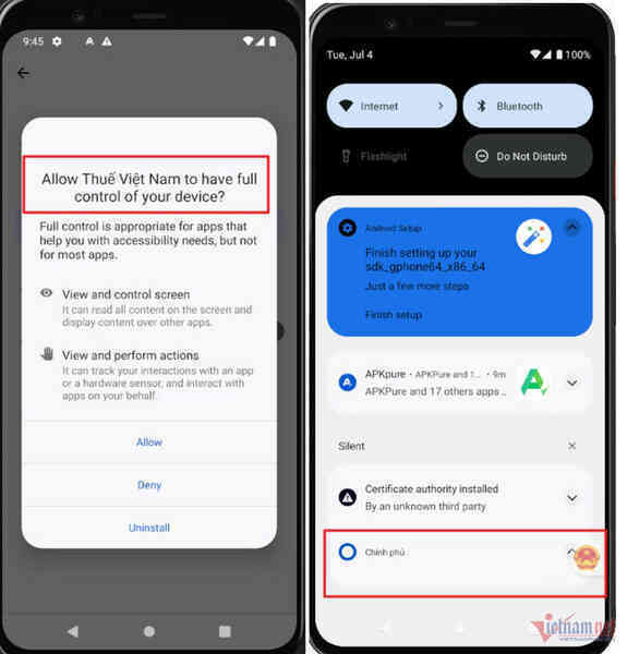 "Kẻ xấu dùng tới 195 hệ thống để lừa người dùng cài app giả mạo"