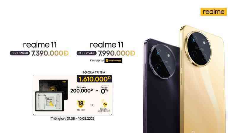 Chính thức trình làng realme 11 Series: Giá từ 7,39 triệu đồng, riêng realme 11 có tới ba hiệu năng đột phá - Ảnh 8. Chính thức trình làng realme 11 Series: Giá từ 7,39 triệu đồng, riêng realme 11 có tới ba hiệu năng đột phá - Ảnh 8.