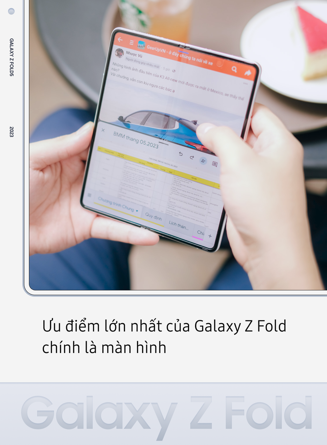 Người dùng smartphone gập: “Galaxy Z Fold5 là sự nâng cấp xứng đáng!” - Ảnh 5. Người dùng smartphone gập: “Galaxy Z Fold5 là sự nâng cấp xứng đáng!” - Ảnh 5.