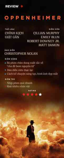 Oppenheimer: Bi kịch của cha đẻ bom nguyên tử và màn "flexing điện ảnh" đến từ Christopher Nolan - Ảnh 9. Oppenheimer: Bi kịch của cha đẻ bom nguyên tử và màn "flexing điện ảnh" đến từ Christopher Nolan - Ảnh 9.