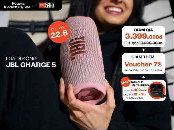 Duy nhất 22/08 này, đón deal hết công suất với loa và tai nghe JBL trên Lazada - Ảnh 2. Duy nhất 22/08 này, đón deal hết công suất với loa và tai nghe JBL trên Lazada - Ảnh 2.