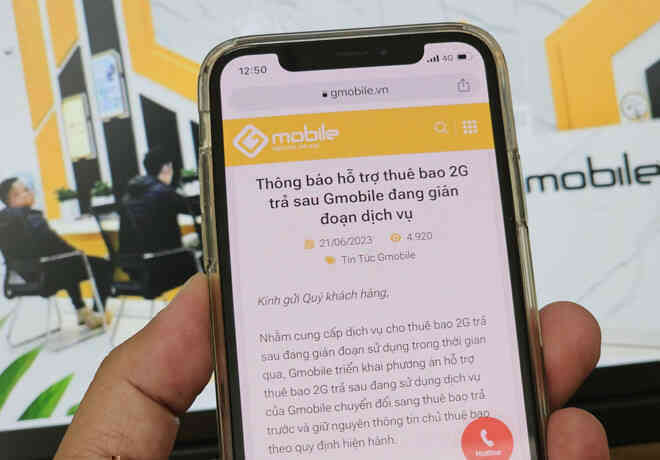 Thuê bao tê liệt nhiều tháng, Gmobile khuyên khách hàng đừng vứt SIM