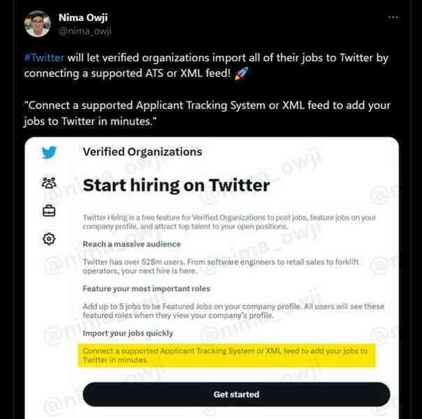X (Twitter) chính thức cạnh tranh với LinkedIn: Ra mắt tính năng tuyển dụng độc đáo