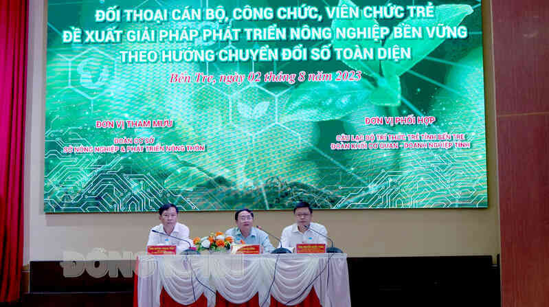 Ứng dụng công nghệ số để phát triển nông nghiệp bền vững ở Bến Tre