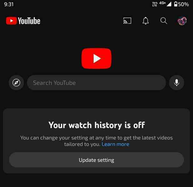 Youtube sẽ khiến trang chủ trở nên trắng xóa nếu người dùng 'ngoan cố' không bật cài đặt bắt buộc này