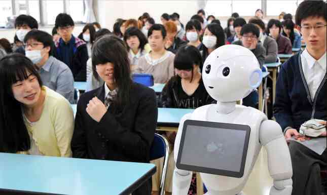 Nhật Bản sử dụng robot để giảm tình trạng trốn học