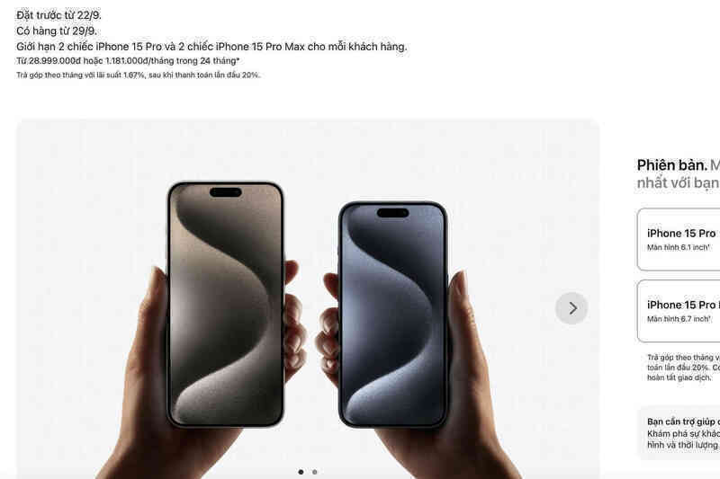 Apple đang bán những mẫu iPhone nào, giá bao nhiêu?