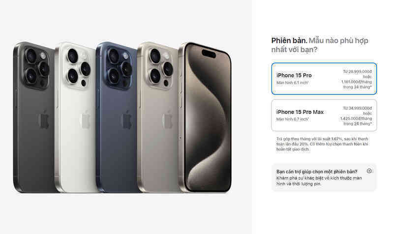 Đây là giá chính thức iPhone 15, Apple Watch Series 9 và Apple Watch Ultra 2 tại Việt Nam
