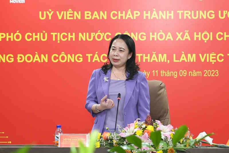 Phó Chủ tịch nước Võ Thị Ánh Xuân: ”Tôi mong đợi Movitel sẽ tạo ra kỳ tích mới”