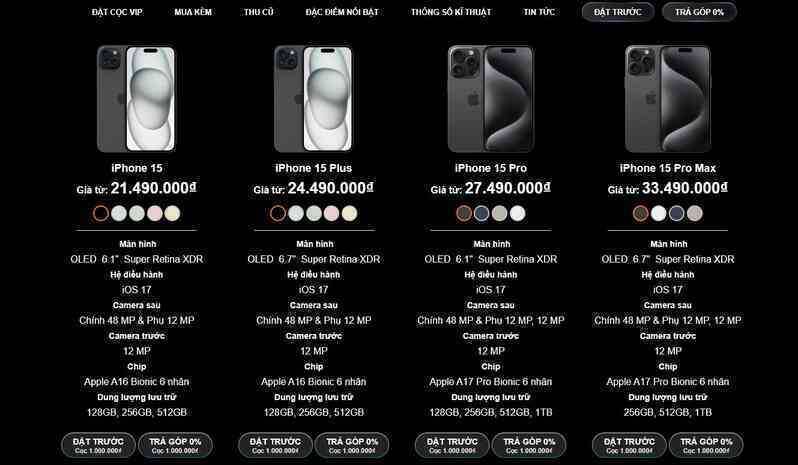 iPhone 15 series chính thức mở đặt trước, các hệ thống bán lẻ tại Việt Nam lại lao vào 'cuộc chiến giá rẻ' - Ảnh 5. iPhone 15 series chính thức mở đặt trước, các hệ thống bán lẻ tại Việt Nam lại lao vào 'cuộc chiến giá rẻ' - Ảnh 5.