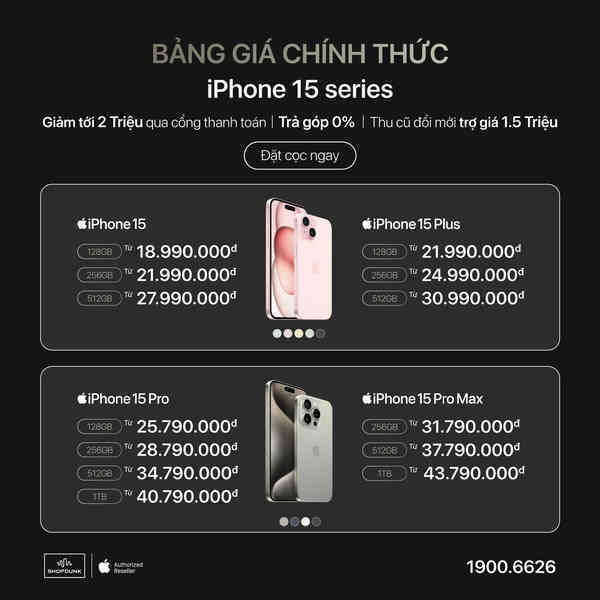 iPhone 15 series chính thức mở đặt trước, các hệ thống bán lẻ tại Việt Nam lại lao vào 'cuộc chiến giá rẻ' - Ảnh 8. iPhone 15 series chính thức mở đặt trước, các hệ thống bán lẻ tại Việt Nam lại lao vào 'cuộc chiến giá rẻ' - Ảnh 8.