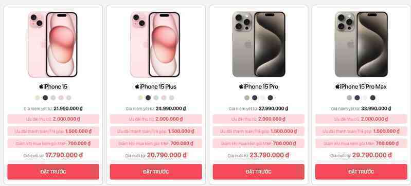 iPhone 15 series chính thức mở đặt trước, các hệ thống bán lẻ tại Việt Nam lại lao vào 'cuộc chiến giá rẻ' - Ảnh 10. iPhone 15 series chính thức mở đặt trước, các hệ thống bán lẻ tại Việt Nam lại lao vào 'cuộc chiến giá rẻ' - Ảnh 10.
