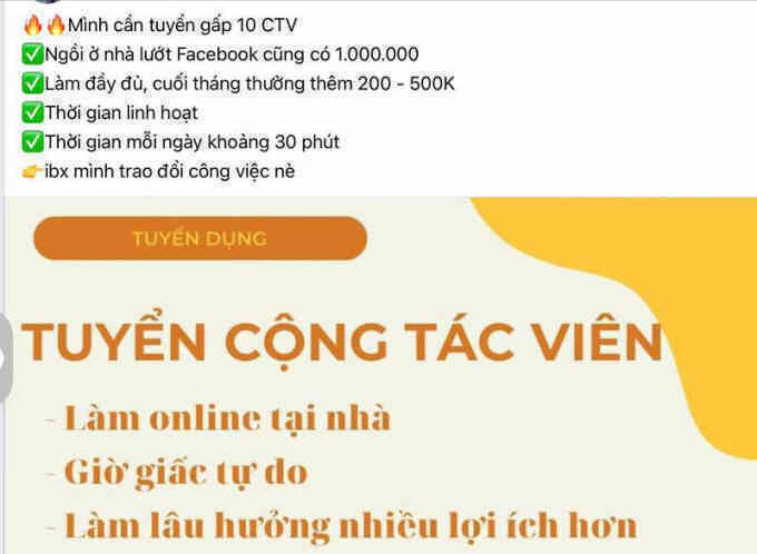 Những chiếc bẫy lừa đảo "việc nhẹ lương cao" nhắm vào tân sinh viên: Cần phải cảnh giác cao độ! - Ảnh 2. Những chiếc bẫy lừa đảo "việc nhẹ lương cao" nhắm vào tân sinh viên: Cần phải cảnh giác cao độ! - Ảnh 2.