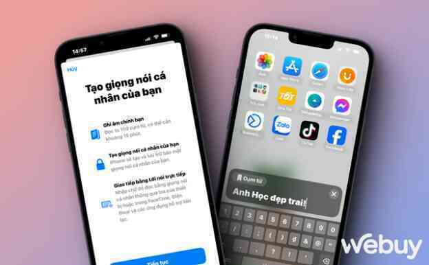 Cách sử dụng tính năng Personal Voice để tạo "Giọng nói điện tử" của chính bạn trong iOS 17