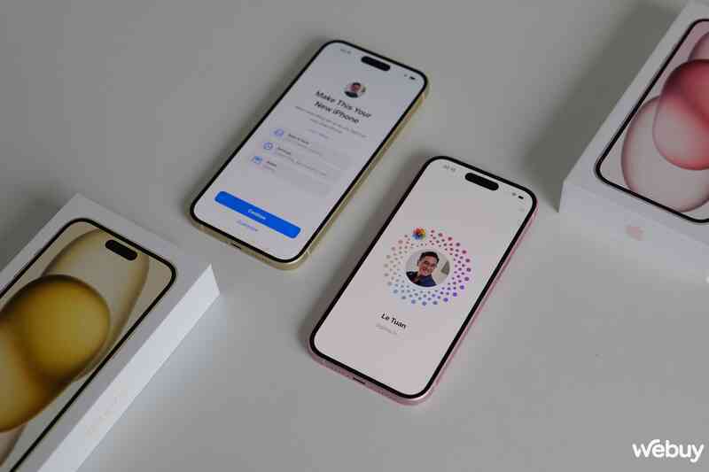 Mở hộp và trải nghiệm sớm iPhone 15 chính hãng: Màu nhẹ nhàng, phù hợp mọi giới tính - Ảnh 12. Mở hộp và trải nghiệm sớm iPhone 15 chính hãng: Màu nhẹ nhàng, phù hợp mọi giới tính - Ảnh 12.