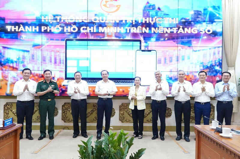 Ra mắt hệ thống quản trị thực thi TP.HCM trên nền tảng số