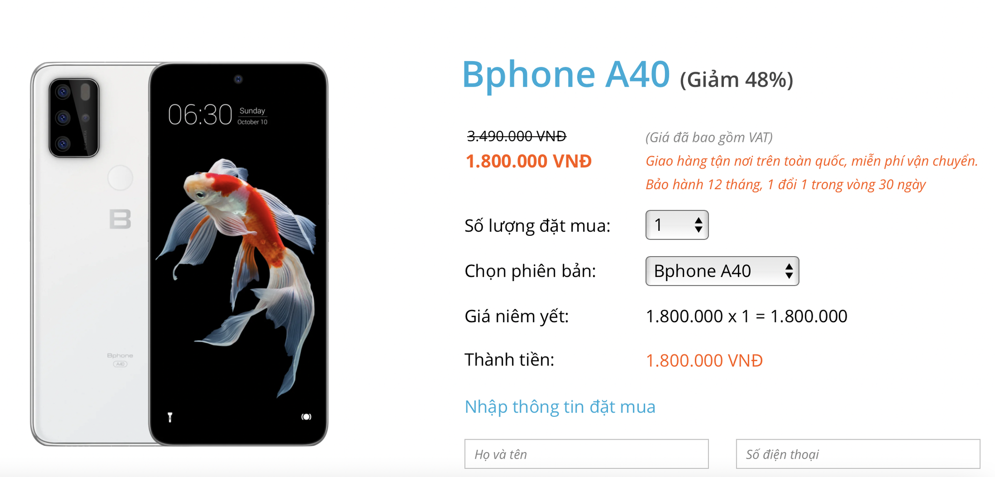 BKAV bán Bphone giá chỉ hơn 1 triệu, cơ hội tốt để người dùng trải nghiệm smartphone thương hiệu Việt