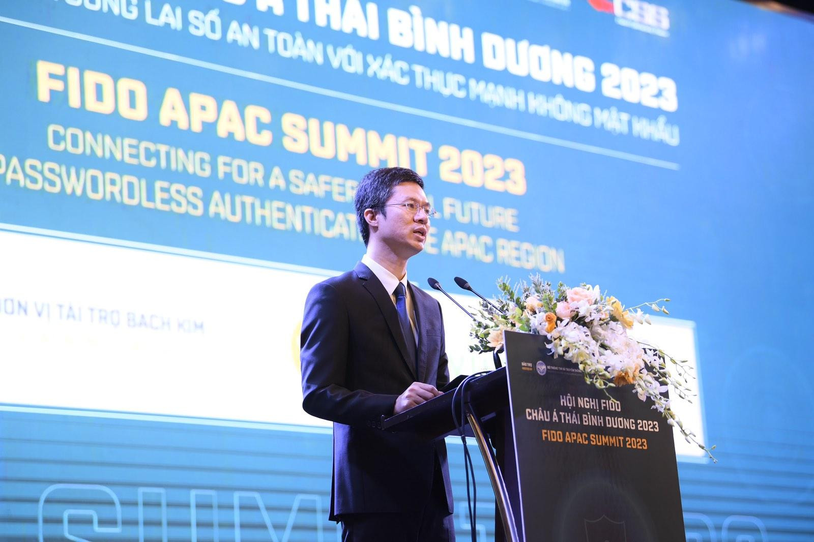 FIDO APAC Summit 2023 - thúc đẩy hợp tác triển khai xác thực mạnh không mật khẩu