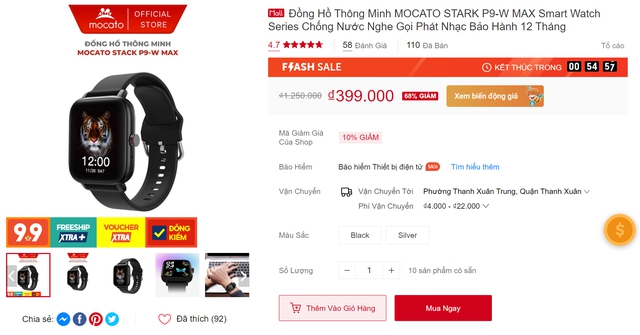 Smartwatch chính hãng giá 399.000 đồng: Thiết kế giống Apple Watch, khung viền nhôm, có loa/mic thoại, pin 7 ngày - Ảnh 13. Smartwatch chính hãng giá 399.000 đồng: Thiết kế giống Apple Watch, khung viền nhôm, có loa/mic thoại, pin 7 ngày - Ảnh 13.