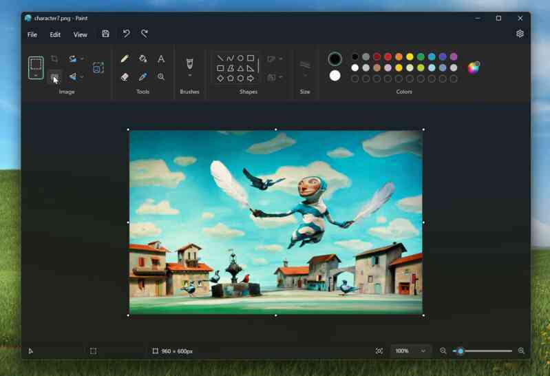 MS Paint sắp bước vào 'tuổi trung niên' nhưng vẫn có một tính năng tương tự như trên Galaxy S23 Ultra đời mới nhất