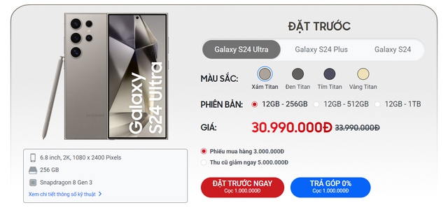 Đây là giá bán bất ngờ của Galaxy S24 chính hãng, tặng kèm nhiều quà- Ảnh 4. Đây là giá bán bất ngờ của Galaxy S24 chính hãng, tặng kèm nhiều quà- Ảnh 4.