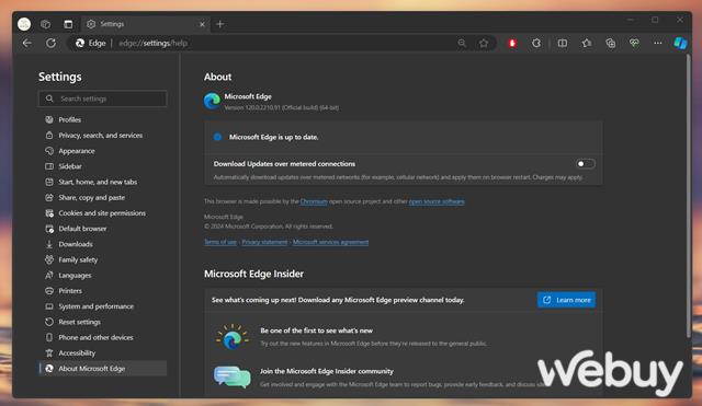 Làm gì khi Microsoft Edge xuất hiện cảnh báo sử dụng nhiều bộ nhớ?- Ảnh 2. Làm gì khi Microsoft Edge xuất hiện cảnh báo sử dụng nhiều bộ nhớ?- Ảnh 2.