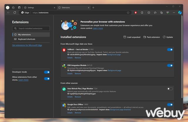Làm gì khi Microsoft Edge xuất hiện cảnh báo sử dụng nhiều bộ nhớ?- Ảnh 9. Làm gì khi Microsoft Edge xuất hiện cảnh báo sử dụng nhiều bộ nhớ?- Ảnh 9.