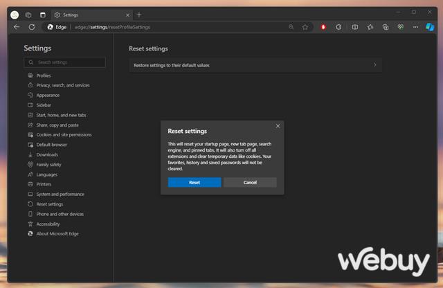 Làm gì khi Microsoft Edge xuất hiện cảnh báo sử dụng nhiều bộ nhớ?- Ảnh 10. Làm gì khi Microsoft Edge xuất hiện cảnh báo sử dụng nhiều bộ nhớ?- Ảnh 10.