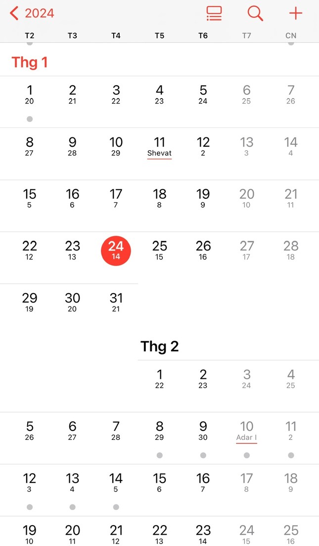 Dân mạng bày cách cài lịch Âm với thao tác đơn giản trên iPhone, liệu có chính xác?- Ảnh 5. Dân mạng bày cách cài lịch Âm với thao tác đơn giản trên iPhone, liệu có chính xác?- Ảnh 5.