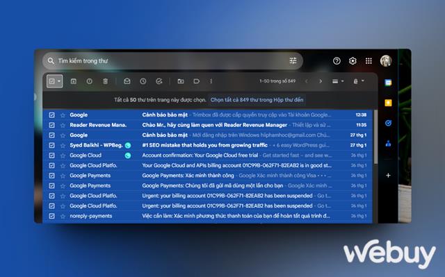 Những giải pháp đơn giản giúp tìm và xóa hàng loạt email rác trong Gmail
