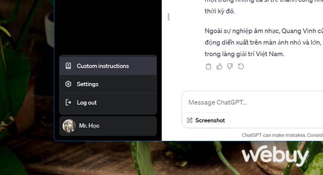 Ngoài việc trả lời các câu hỏi, ChatGPT còn cung cấp những tính năng hữu ích khác mà bạn chưa biết- Ảnh 6. Ngoài việc trả lời các câu hỏi, ChatGPT còn cung cấp những tính năng hữu ích khác mà bạn chưa biết- Ảnh 6.