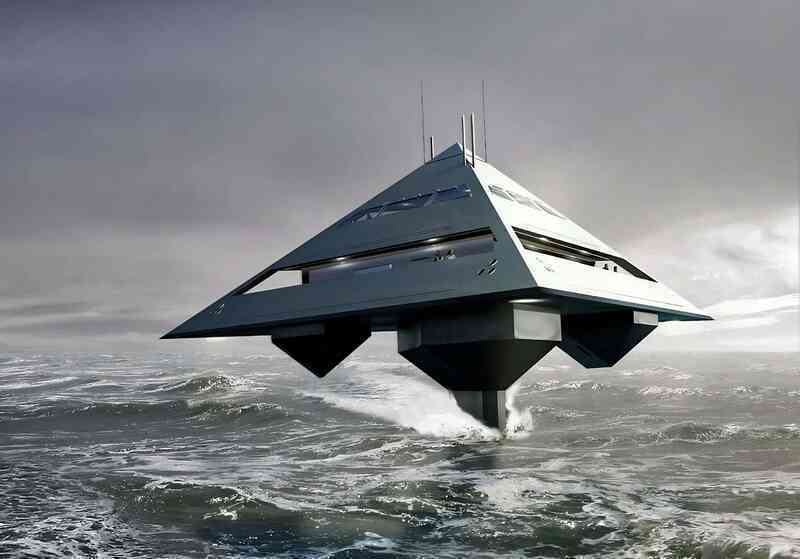 Tetrahedron Super Yacht: Bí mật bên trong kim tự tháp trôi giữa đại dương